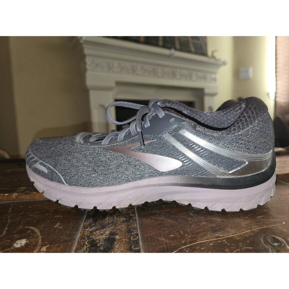Brooks Womens Adrenaline GTS 18 1202681B005 Purple Gray‎ Running Shoes Size 11.5 - Picture 7 of 14